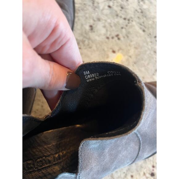 Born Kerri Suede Bootie Gray Size 8 - Picture 5 of 8